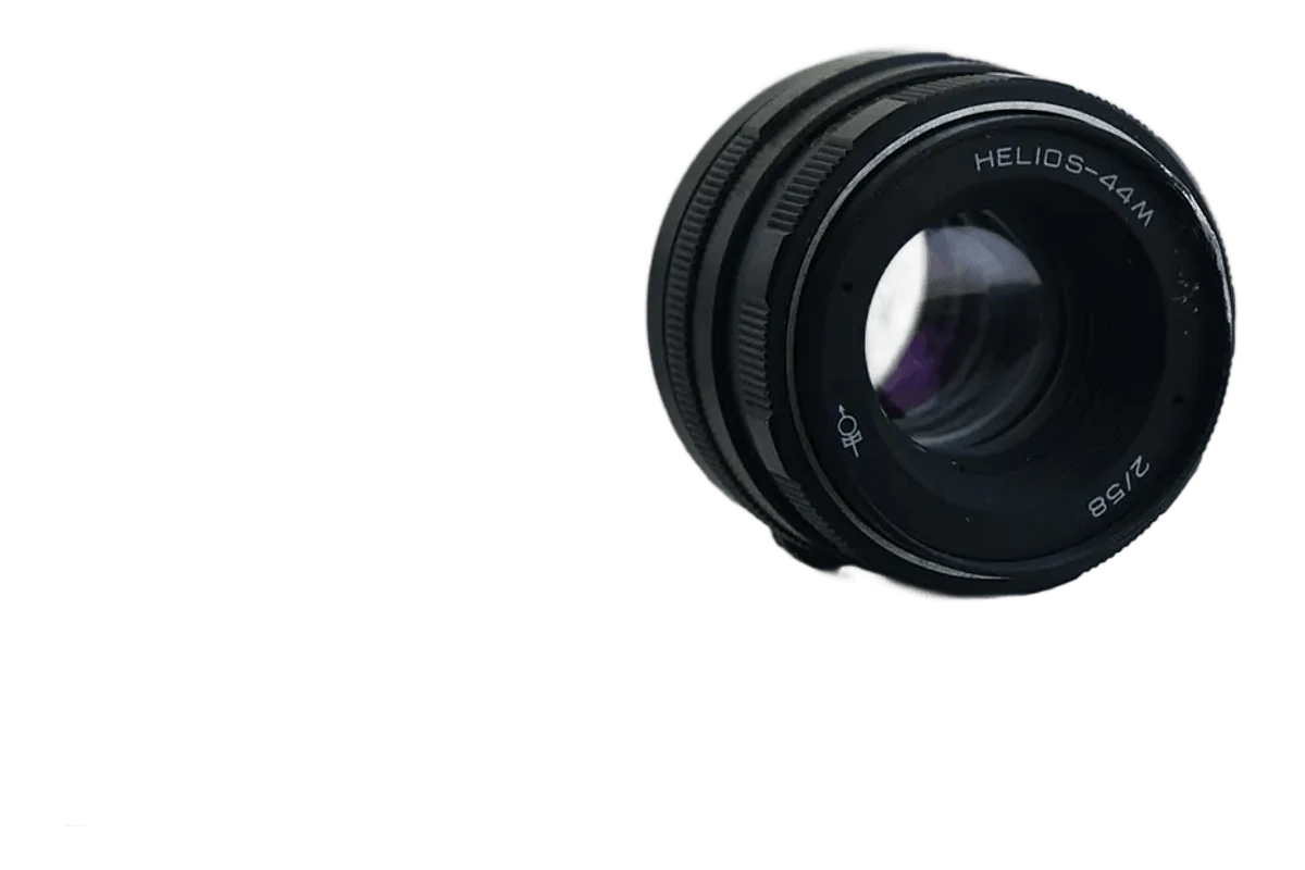 Helios-44 58mm f/2 Helios-44M · 8 叶自动版 的镜身外观参考