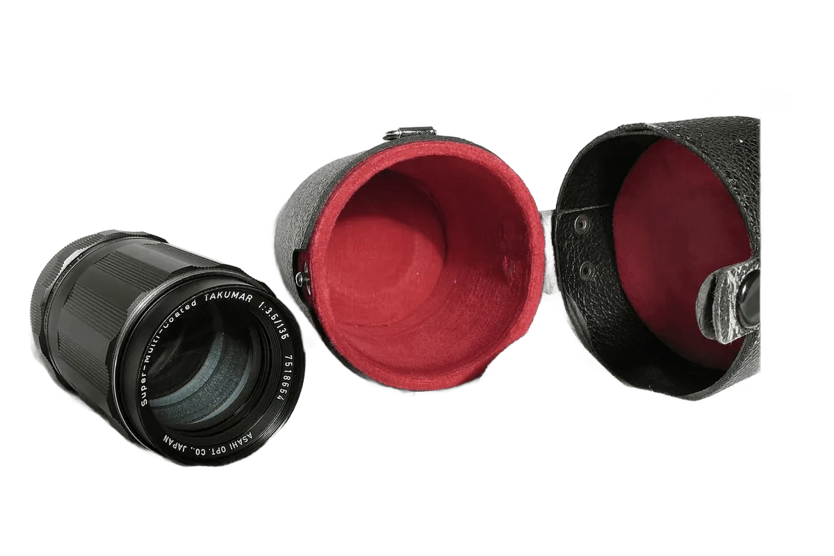 Takumar 135mm f/3.5 V5 · Super-Takumar 第二型 的镜身外观参考