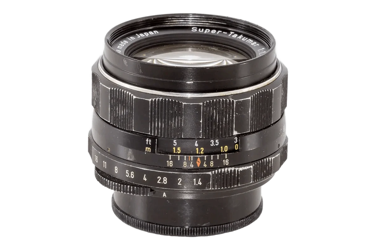Takumar 50mm f/1.4 V1 · Super-Takumar 八片版 的镜身外观参考